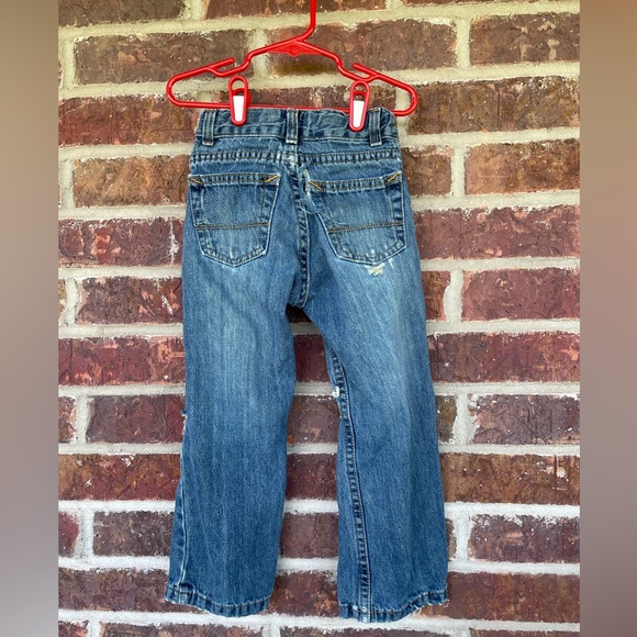 Little Boy’s Arizona Destroyed Bootcut Jeans Size 4 Slim - Picture 6 of 13
